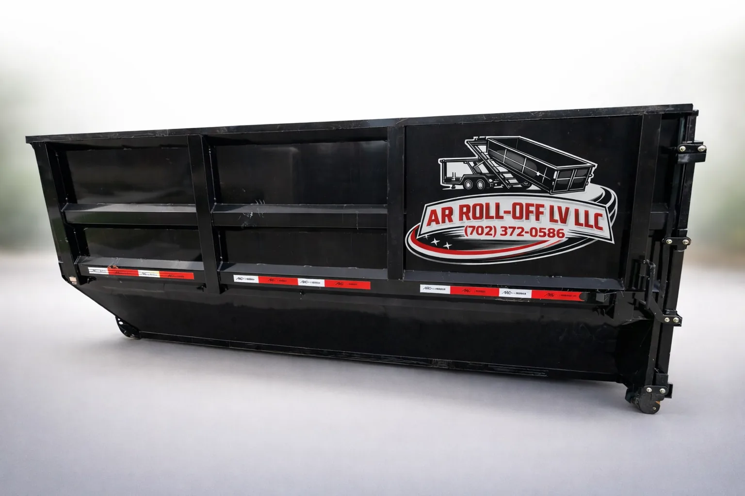 AR Roll-Off LV branded roll-off dumpster