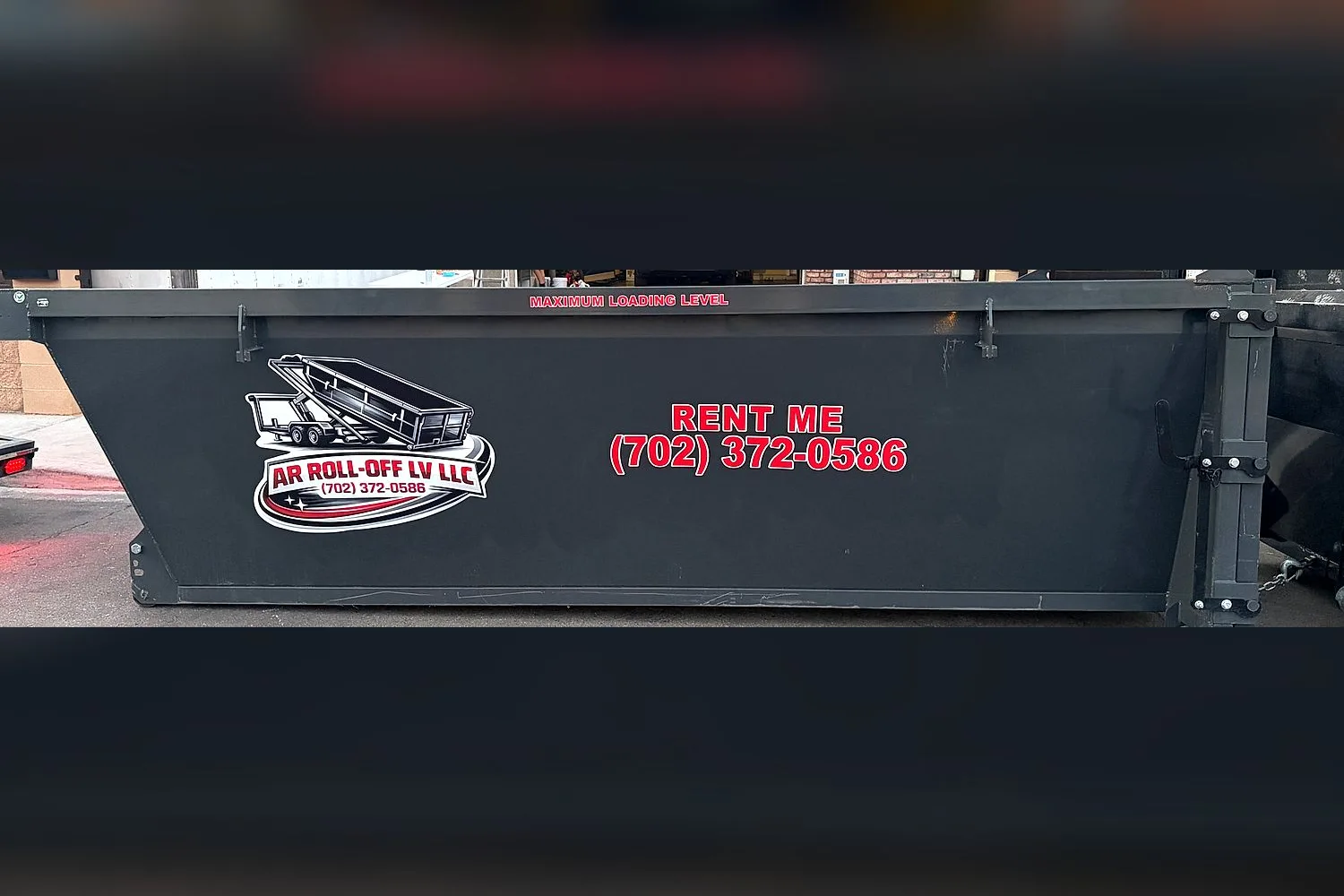 AR Roll-Off LV dumpster — Rent Me (702) 372-0586